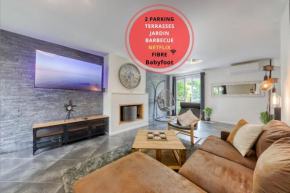 LE GARDEN -MAISON-2Parking-Jardin-Terrasse-Babyfoot-wifi